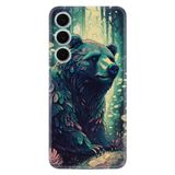 Kılıfland Samsung Galaxy S24 FE ile Uyumlu Kılıf, Boutique Baskılı, Resimli Bears, Renkli