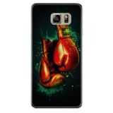 kilifland Samsung Galaxy S7 Edge ile Uyumlu Kılıf Silikon Desen Boyun Askılı Boks Eldiveni 1763