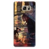 kilifland Samsung Galaxy S7 Edge ile Uyumlu Kılıf Silikon Desen Güzel Seri Kız Ve Kedi 1762