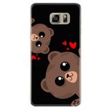 kilifland Samsung Galaxy S7 Edge ile Uyumlu Kılıf Silikon Desen Güzel Seri Love Animals 1780