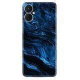 Kılıfland Spark 9T ile Uyumlu Telefon Kılıfı, Resimli Desenli Baskılı Silikon, Blue Marble