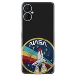 Kılıfland Spark 9T ile Uyumlu Telefon Kılıfı, Silikon, Baskılı, NASA Desenli, Siyah