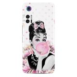 Kılıfland TCL 30 ile Uyumlu Telefon Kılıfı, Resimli Desenli Baskılı, Silikon, Pembe
