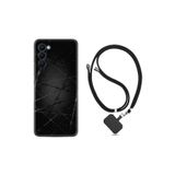 kilifland Tecno Camon 18 ile Uyumlu Kılıf Silikon Desen Boyun Askılı Dikenli Tel 1779
