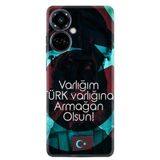 Kılıfland Tecno Camon 19 Pro ile Uyumlu Kılıf, Resimli Desenli Baskılı, Silikon, Çok Renkli