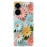 Kılıfland Tecno Camon 19 Pro Kılıf, Boutique Baskılı, Çiçek Desenli, Renkli