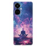 Kılıfland Tecno Camon 19 Pro Kılıf, Boutique Baskılı Meditasyon Desenli, Renk10