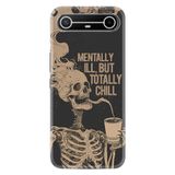 Kılıfland Tecno Camon 19 Pro Kılıf, Boutique Baskılı, Mentally Pcode, Siyah