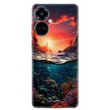 Kılıfland Tecno Camon 19 Pro Kılıf, Boutique Baskılı Okyanus Desenli, Renk67