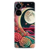 Kılıfland Tecno Camon 19 Pro Kılıf, Boutique Baskılı, Platonik Ay Desenli, Renkli
