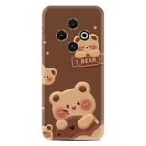 Kılıfland Tecno Camon 19 Pro Kılıf, Boutique Baskılı Resimli Bears, Kahverengi