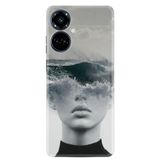Kılıfland Tecno Camon 19 Pro Kılıf, Resimli Desenli Baskılı Silikon, Anti Social Social Club, Beyaz
