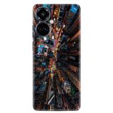Kılıfland Tecno Camon 19 Pro Kılıf, Resimli Desenli Baskılı Silikon, Şehir Manzarası, Çok Renkli