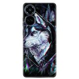 Kılıfland Tecno Camon 19 Pro Kılıf, Silikon, Desen Özel Seri Dog Eyes, Siyah
