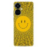 Kılıfland Tecno Camon 19 Pro Kılıf, Silikon, Platinium Series, Smile Desenli, Sarı