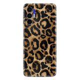Kılıfland Tecno Pova 3 ile Uyumlu Kılıf, Boutique Baskılı, Leopar Desen, Siyah-Altın