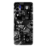 Kılıfland Tecno Pova 3 ile Uyumlu Kılıf, Hayat Serisi Desenli, Dark Rise Up, Silikon, Siyah