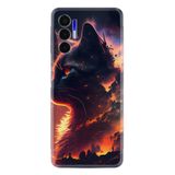 Kılıfland Tecno Pova 3 ile Uyumlu Kılıf, Hayat Serisi, Desenli Kedi Tablo, Silikon, Siyah