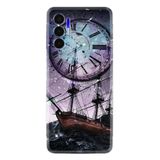 Kılıfland Tecno Pova 3 ile Uyumlu Silikon Kılıf, Desen Özel Seri Time, Renkli