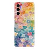 Kılıfland Tecno Pova 3 Kılıf, Boutique Baskılı, Çiçek Desenli, Renkli