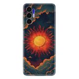 Kılıfland Tecno Pova 3 Kılıf, Boutique Baskılı, Güneş Desenli, Renkli
