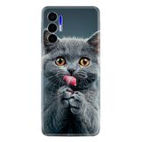 Kılıfland Tecno Pova 3 Kılıf, Boutique Baskılı, Komik Kedi Desenli, Renk8