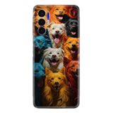 Kılıfland Tecno Pova 3 Kılıf, Boutique Baskılı Köpekçikler Desenli, Renk26