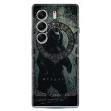 Kılıfland Tecno Pova 3 Kılıf, Boutique Baskılı, Power Bear Tasarım, Siyah