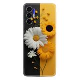 Kılıfland Tecno Pova 3 Kılıf, Boutique Baskılı, Sarı Beyaz Çiçek Desenli