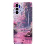 Kılıfland Tecno Pova 3 Kılıf, Boutique Baskılı Şelale Desenli, Renk33