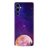 Kılıfland Tecno Pova Neo 2 ile Uyumlu Kılıf, Boutique Baskılı, Mor Ay Desenli