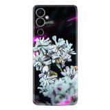 Kılıfland Tecno Pova Neo 2 ile Uyumlu Kılıf, Resimli Desenli Silikon, Platinium Series, Beyaz Çiçekler