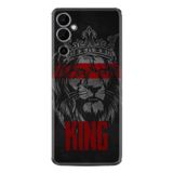 Kılıfland Tecno Pova Neo 2 ile Uyumlu Kılıf, Resimli Desenli, Silikon, Platinium Series, King, Siyah
