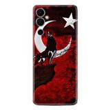 Kılıfland Tecno Pova Neo 2 ile Uyumlu Silikon Kılıf, Baskılı, Wolf And Moon Desenli, Kırmızı