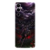 Kılıfland Tecno Pova Neo 2 ile Uyumlu Silikon Kılıf, Desen Özel Seri, Dark Deer, Renkli