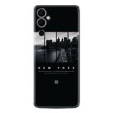Kılıfland Tecno Pova Neo 2 ile Uyumlu Silikon Kılıf, Desen Özel Seri New York, Siyah