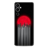 Kılıfland Tecno Pova Neo 2 ile Uyumlu Silikon Kılıf, Desen Özel Seri Red City, Siyah
