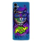 Kılıfland Tecno Pova Neo 2 ile Uyumlu Silikon Kılıf, Desen Özel Seri Super Meow, Renkli