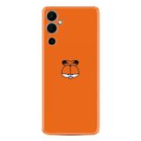 Kılıfland Tecno Pova Neo 2 ile Uyumlu Silikon Kılıf, Garfi Desen, Turuncu