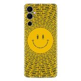 Kılıfland Tecno Pova Neo 2 ile Uyumlu Silikon Kılıf, Platinium Series, Smile Desenli, Sarı