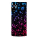 Kılıfland Tecno Pova Neo 2 ile Uyumlu Silikon Kılıf, Renkli Bubbles Desen, Siyah