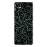 Kılıfland Tecno Pova Neo 2 ile Uyumlu Silikon Kılıf, Sarmaşıklar Desen, Yeşil