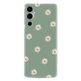 Kılıfland Tecno Pova Neo 2 Kılıf, Boutique Baskılı, Yeşil Papatyalar Desenli