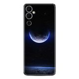 Kılıfland Tecno Pova Neo 2 Plus ile Uyumlu Kılıf, Resimli Desenli Silikon, Platinium Series, Midnight Moon, Siyah