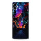 Kılıfland Tecno Pova Neo 2 Plus ile Uyumlu Kılıf, Resimli Desenli Silikon, Platinium Series, Mysterious World, Renkli