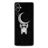 Kılıfland Tecno Pova Neo 2 Plus ile Uyumlu Kılıf, Silikon, Platinium Series, Panda Moon Desenli, Siyah