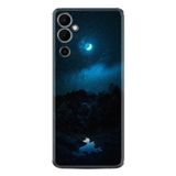 Kılıfland Tecno Pova Neo 2 Plus ile Uyumlu Silikon Kılıf, Desen Özel Seri, Gece, Siyah