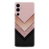 Kılıfland Tecno Pova Neo 2 Plus ile Uyumlu Silikon Kılıf, Desenli Baskılı, Great Marble, Pembe-Siyah