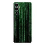 Kılıfland Tecno Pova Neo 2 Plus ile Uyumlu Silikon Kılıf, Desenli Baskılı, Matrix, Yeşil-Siyah