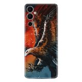 Kılıfland Tecno Pova Neo 2 Plus ile Uyumlu Silikon Kılıf, Kartal Deseni, Çok Renkli